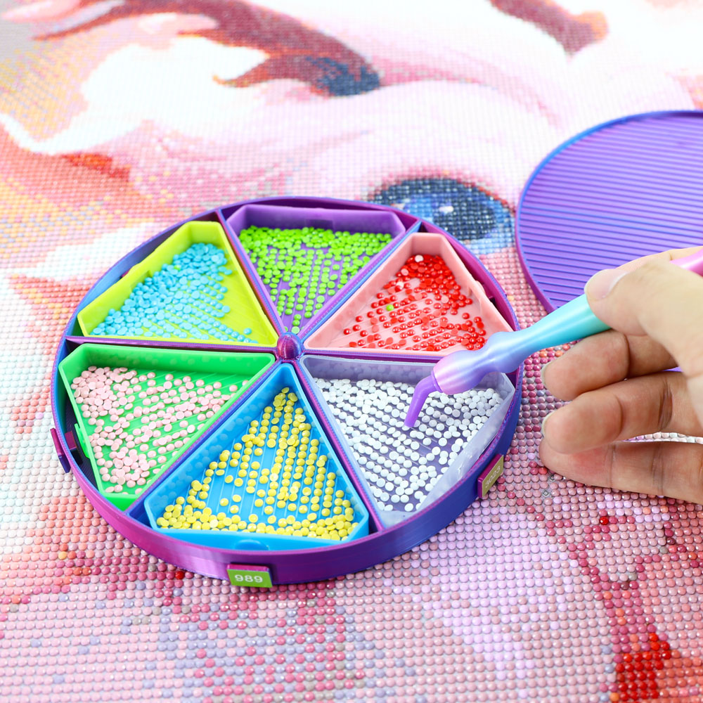 Bead Organizer Tray - Bandeja organizadora de cuentas de rotación,