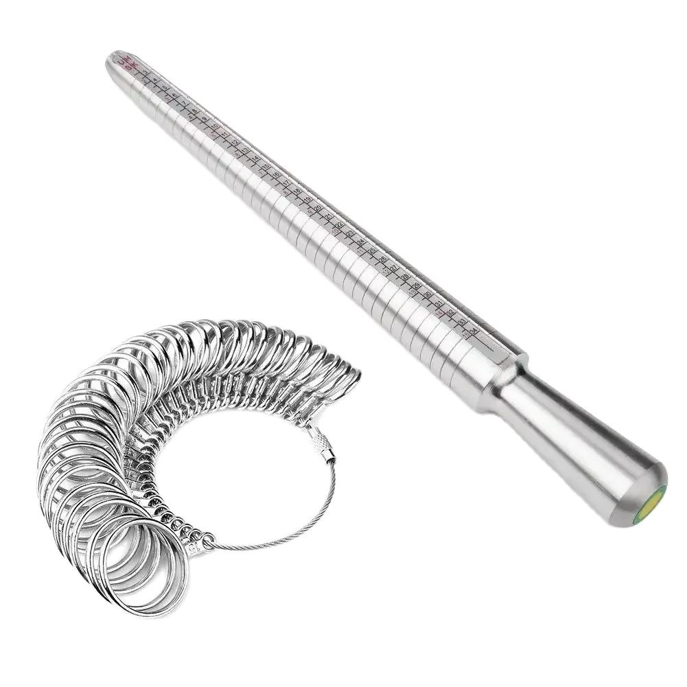 Jewelry Making Uk - Medidor de anillos de Metal HK/US/JP/UK/EU,