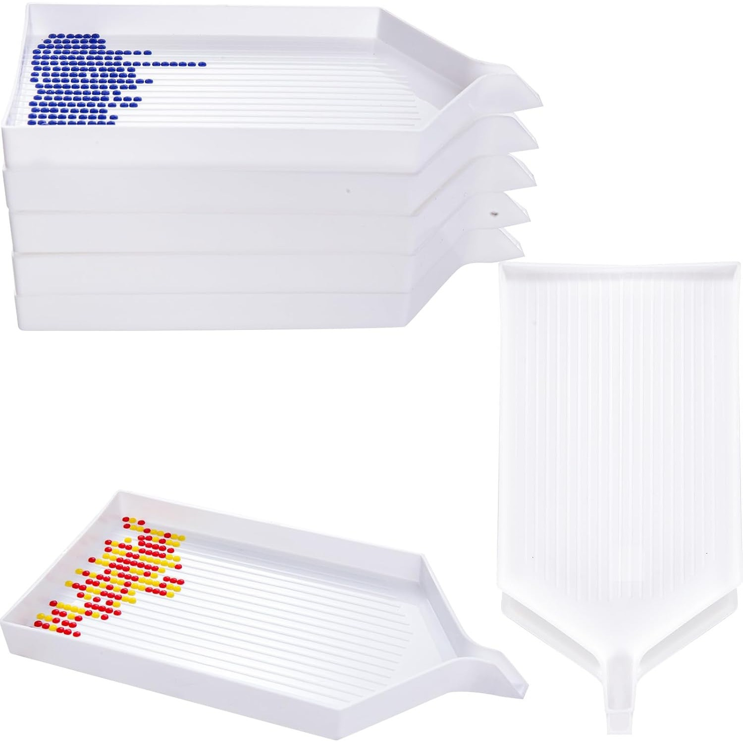 Bead Organizer Tray - Bandejas de Plástico para Pintura de