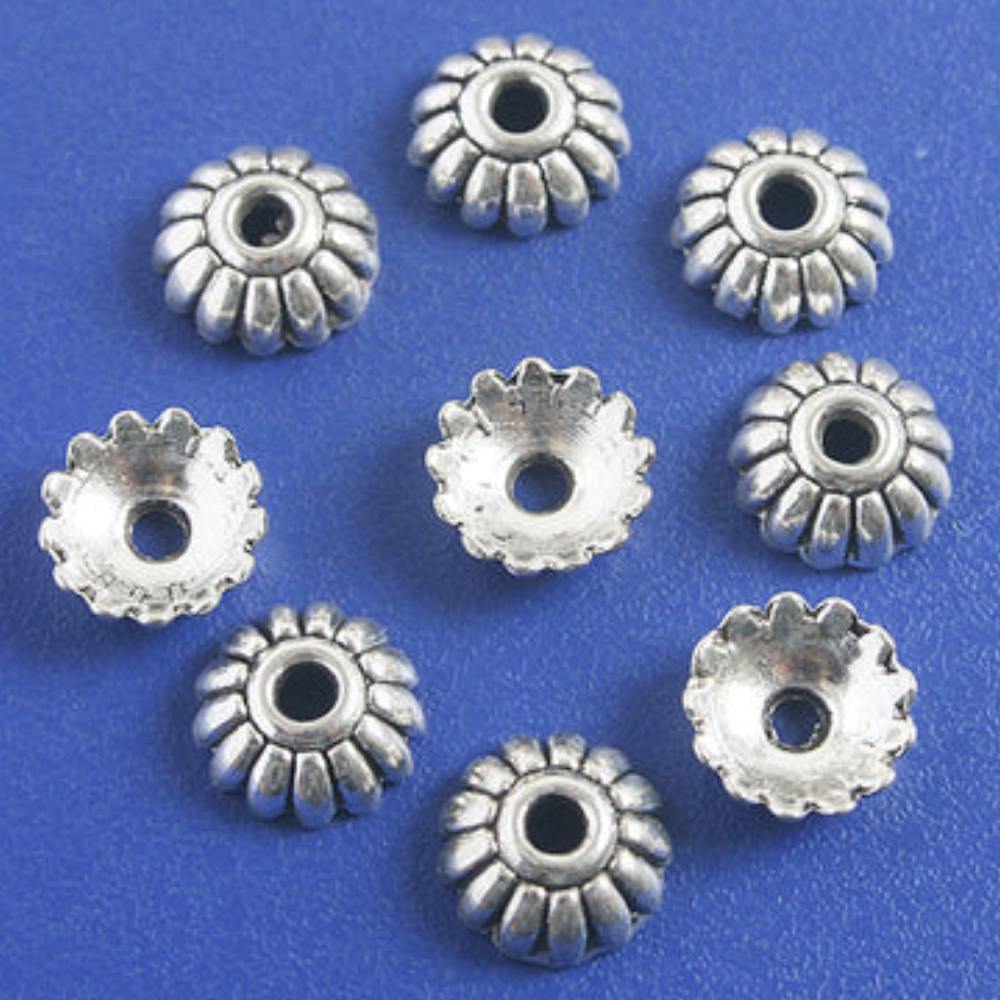 Bead Cap Flower - 40PCS 10x4MM TAPAS DE CÁPSULA DE