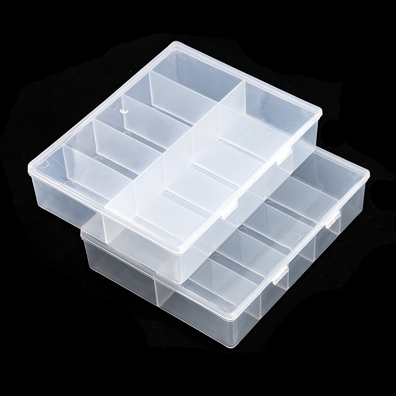 Bead Organizer Tray - Caja de almacenamiento transparente vacía con
