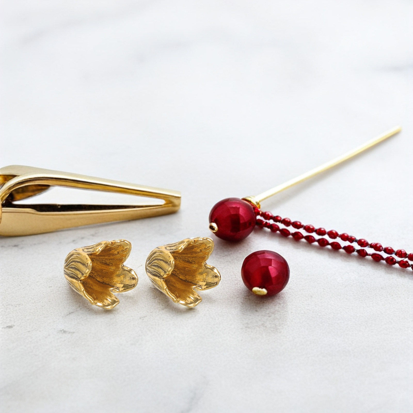 Bead Cap Flower - 10 piezas de tapas para cuentas