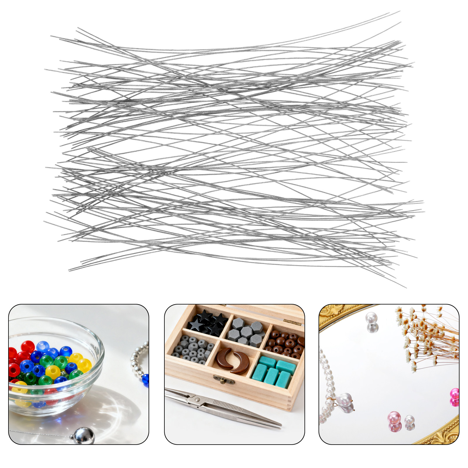 200 agujas para enhebrar cuent - Jewelry Making Thread reseña y precio