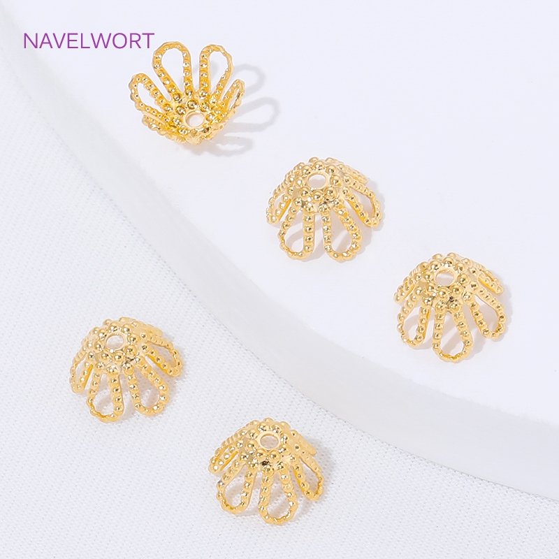 Tapas de cuentas espaciadoras  - Bead Cap Flower reseña y precio