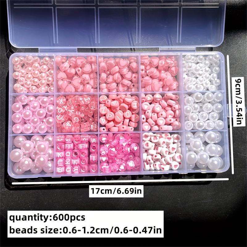 Caja de Alfabeto Rosa de 10 Pi - Bead Organizer Tray reseña y precio