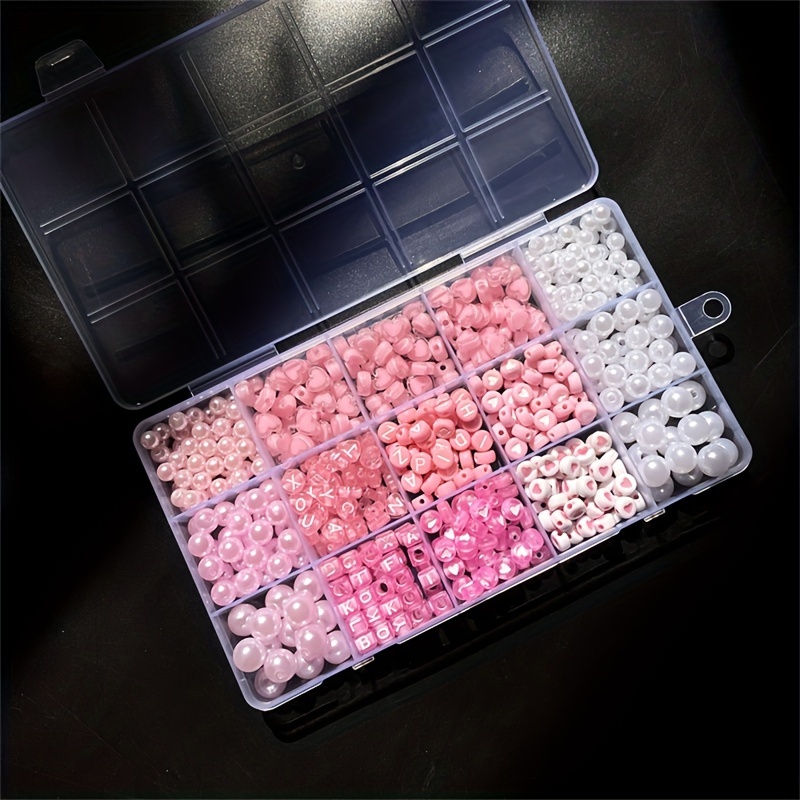 Caja de Alfabeto Rosa de 10 Pi - Bead Organizer Tray reseña y precio
