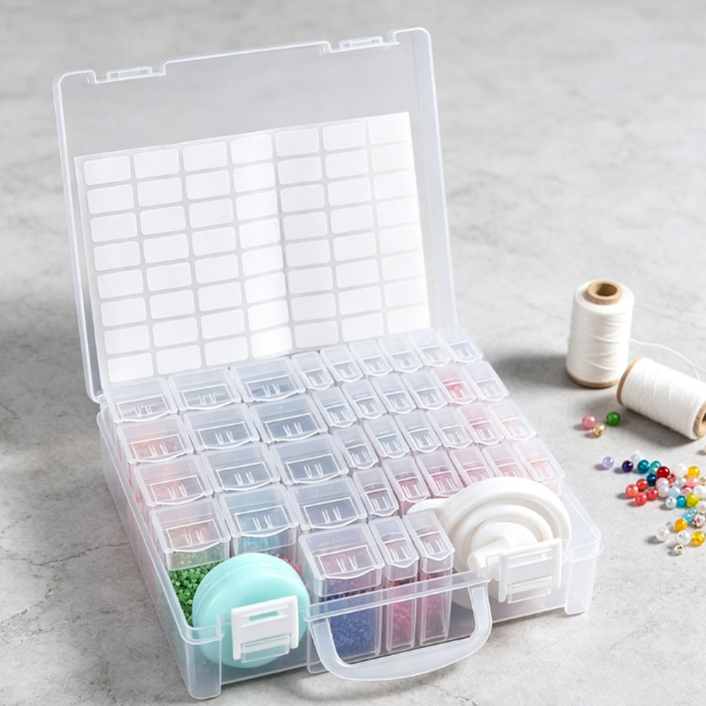 1 caja de almacenamiento de pl - Bead Organizer Tray reseña y precio