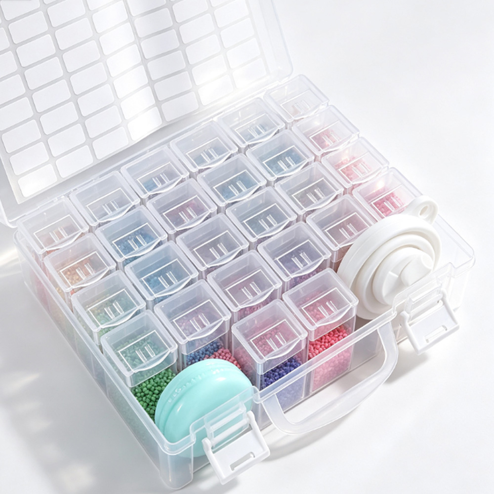 1 caja de almacenamiento de pl - Bead Organizer Tray reseña y precio