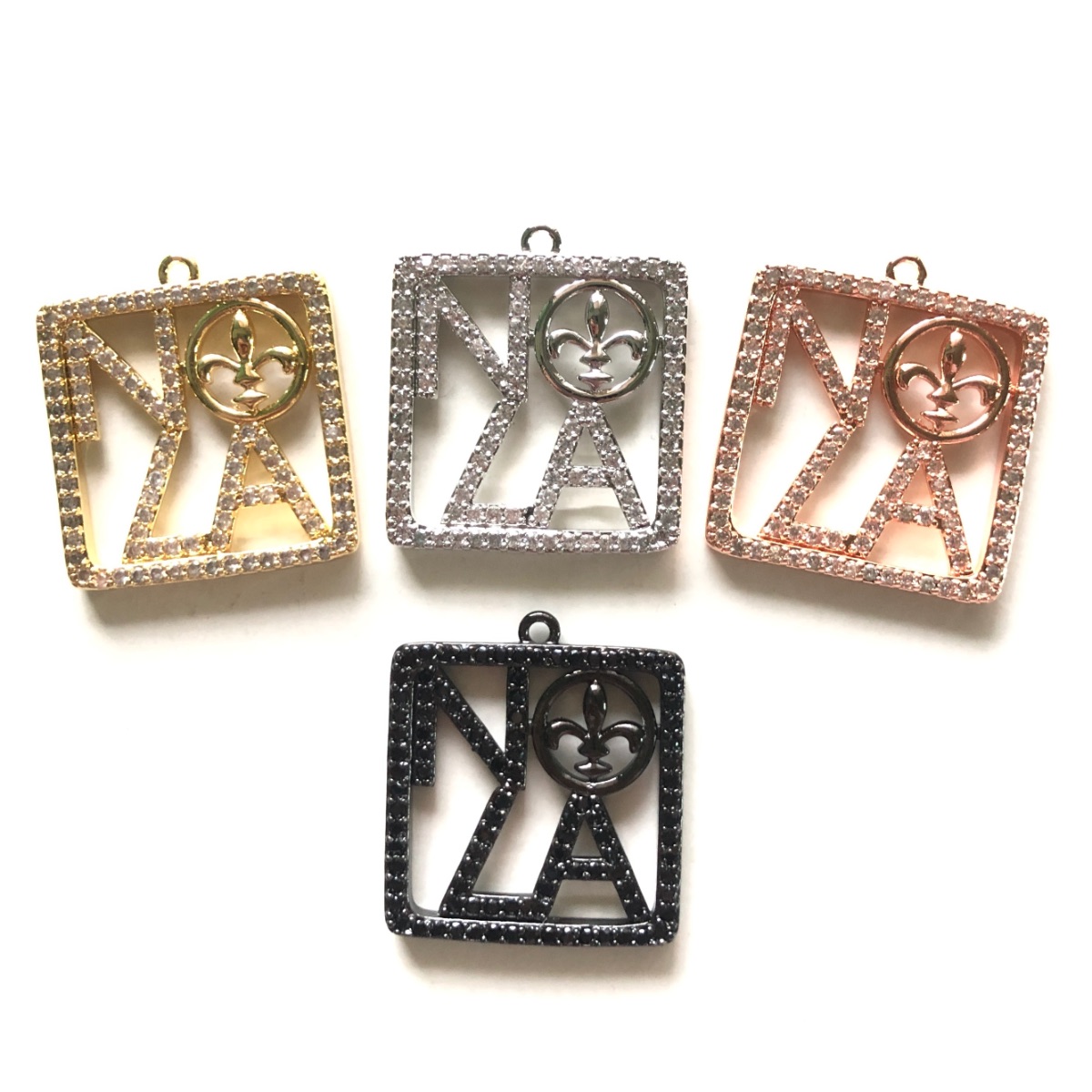 Colgante De Zirconia De 5 piez - Jewelry Making New Orleans reseña y precio