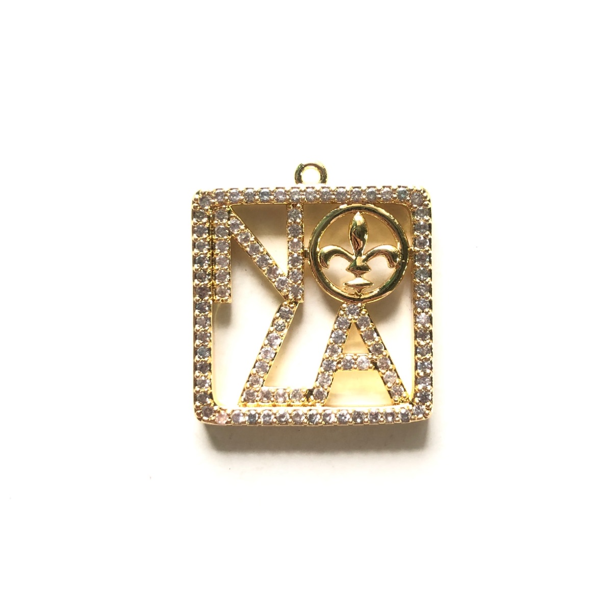 Colgante De Zirconia De 5 piez - Jewelry Making New Orleans reseña y precio