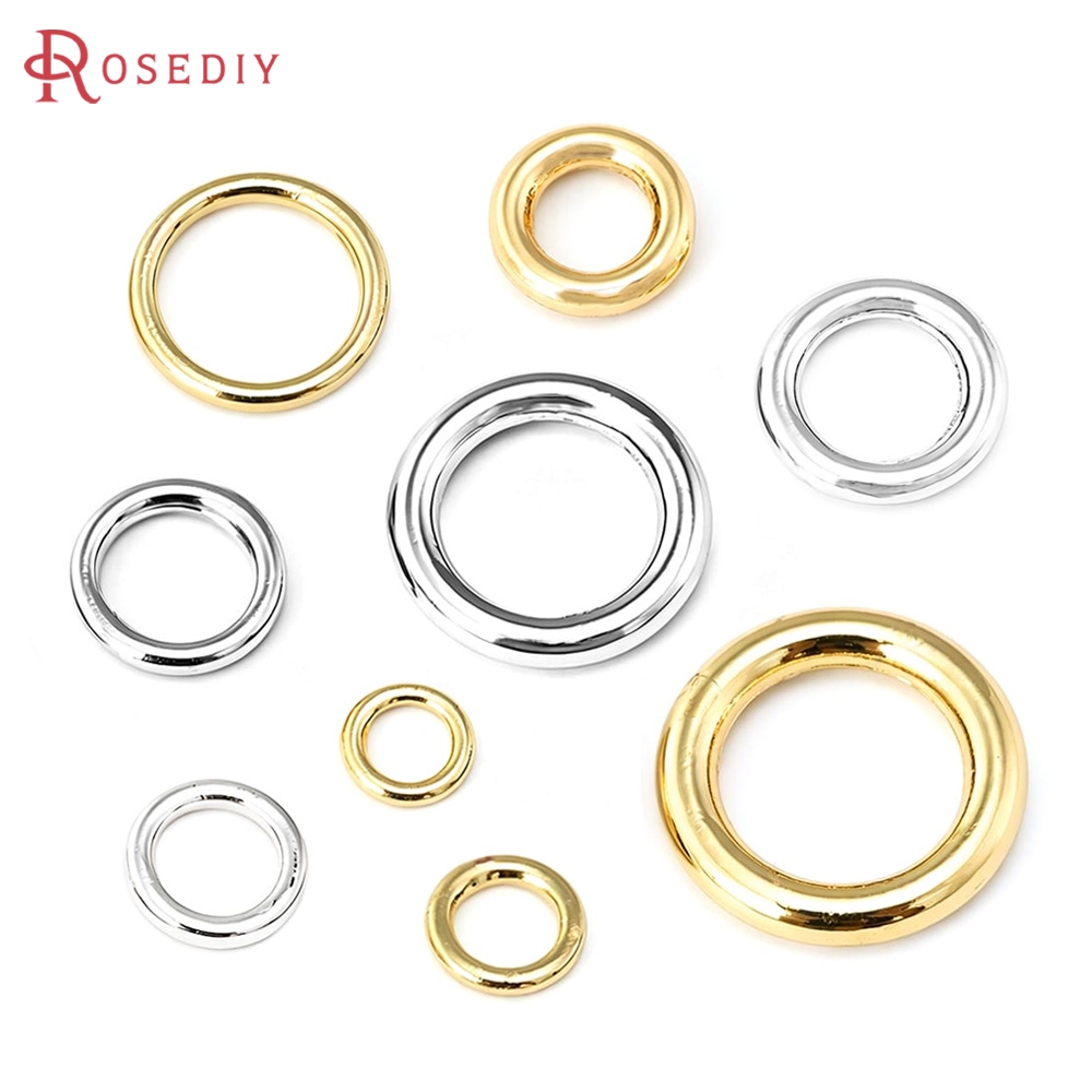 4~14.5MM Anillos Redondos Cerr - Jewelry Making Gold Wire reseña y precio