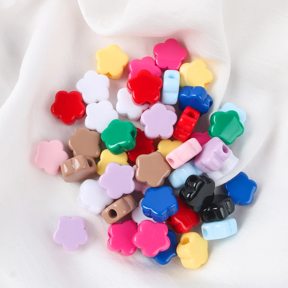 20 Piezas de Cuentas Acrílicas - Bead Cap Flower reseña y precio