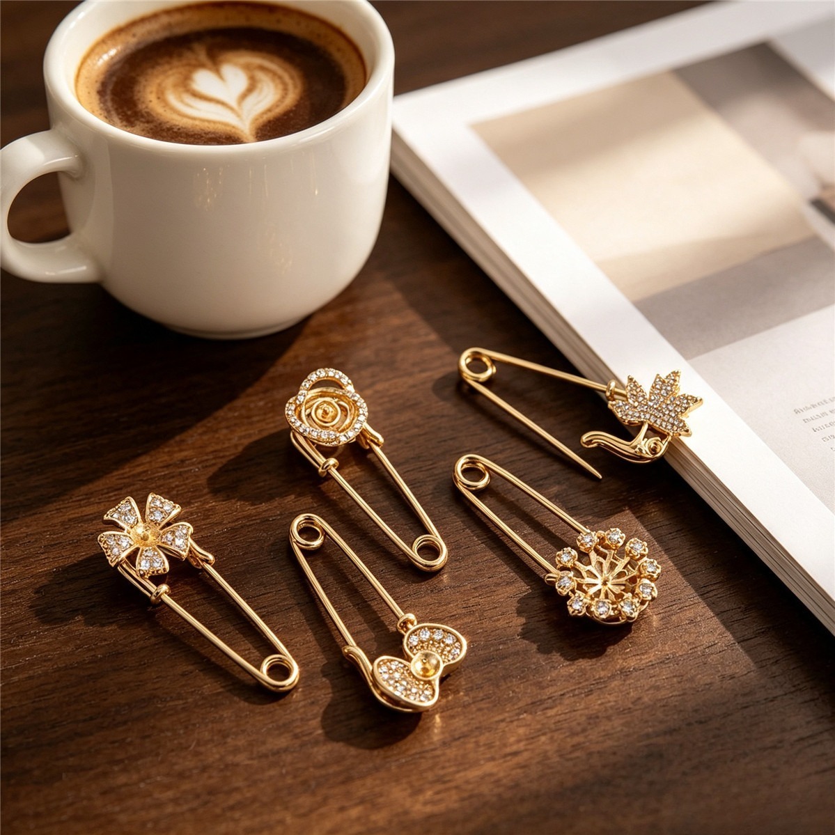 Componentes para broches y alf - Bead Cap Flower reseña y precio