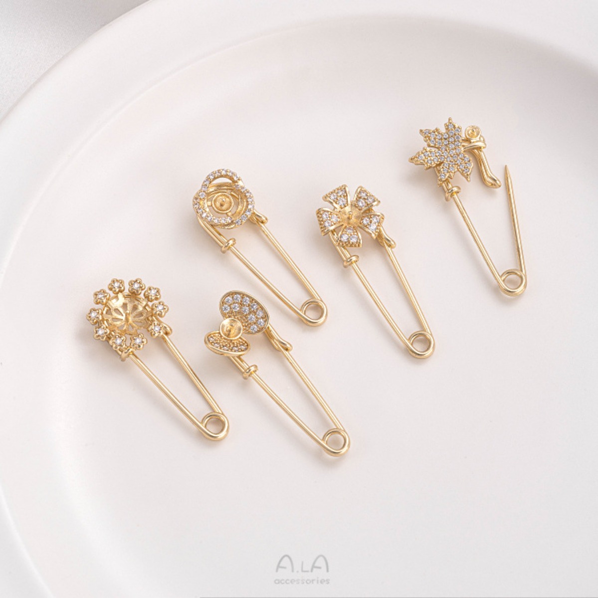 Componentes para broches y alf - Bead Cap Flower reseña y precio