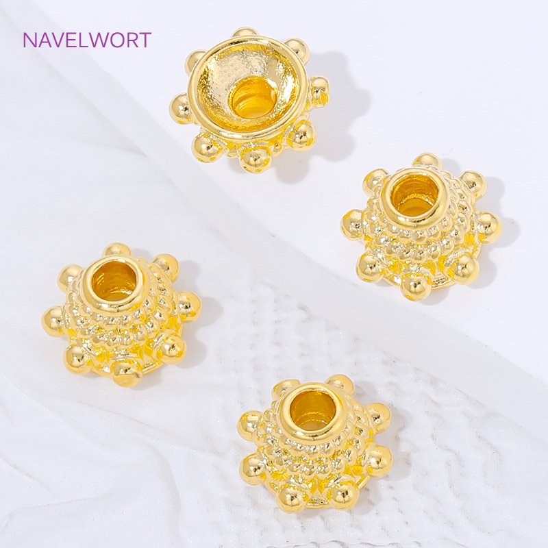 2/4/8 piezas de tapas de cuent - Bead Cap Flower reseña y precio