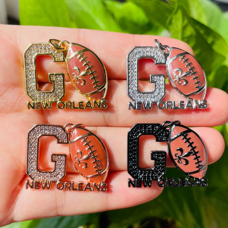 Colgante De 5 piezas Micro pav - Jewelry Making New Orleans reseña y precio