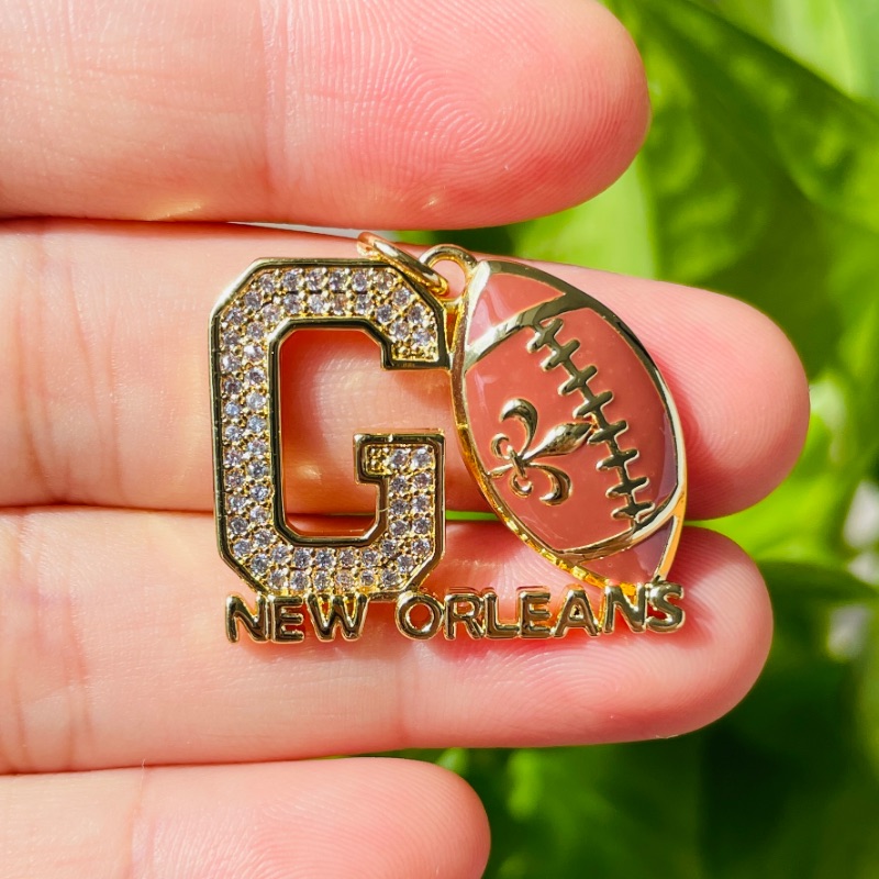 Colgante De 5 piezas Micro pav - Jewelry Making New Orleans reseña y precio