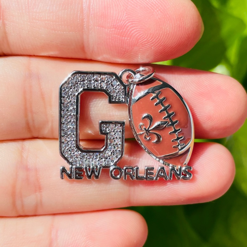 Colgante De 5 piezas Micro pav - Jewelry Making New Orleans reseña y precio