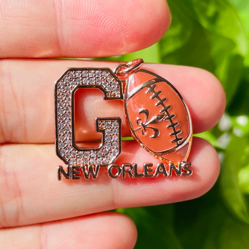 Colgante De 5 piezas Micro pav - Jewelry Making New Orleans reseña y precio