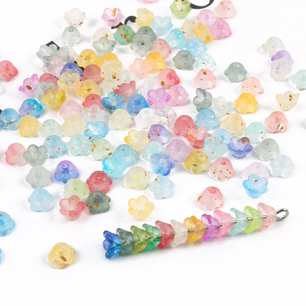 300 Uds. Cuentas acrílicas de  - Bead Cap Flower reseña y precio