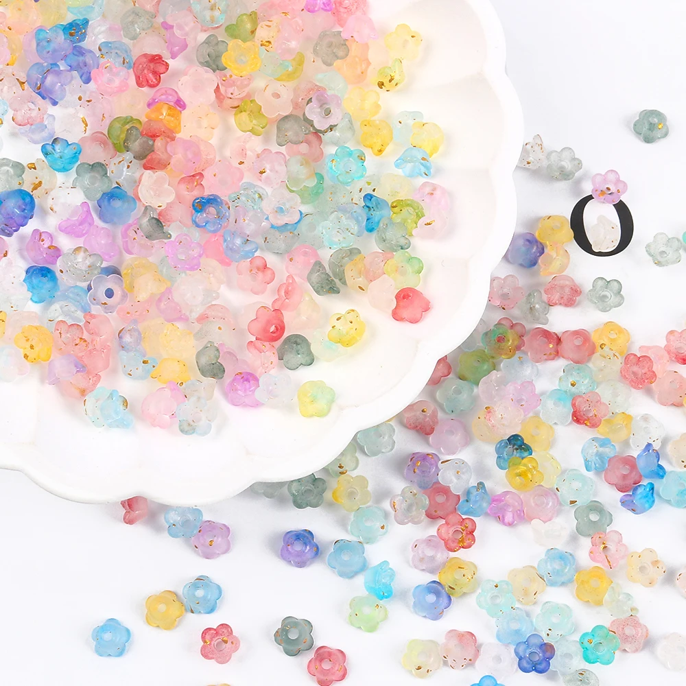 300 Uds. Cuentas acrílicas de  - Bead Cap Flower reseña y precio