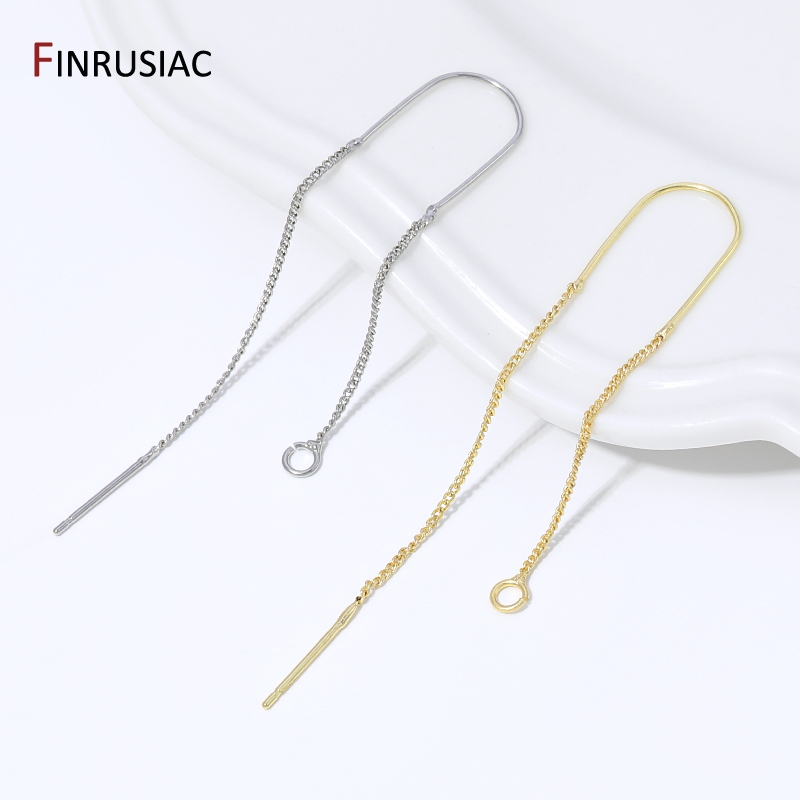 Pendientes colgantes de cadena - Jewelry Making Thread reseña y precio