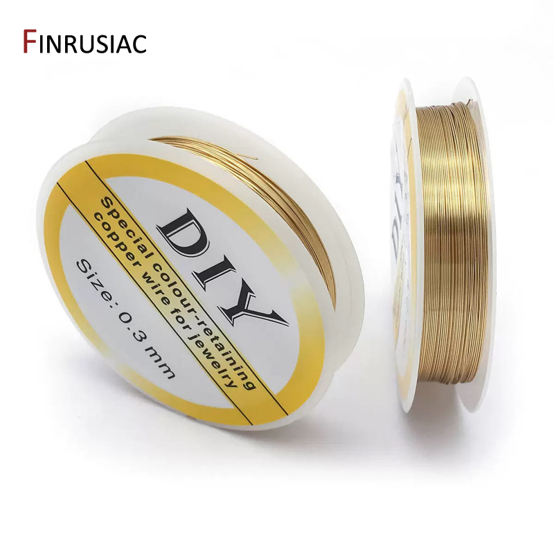 Alambre de cobre chapado en or - Jewelry Making Thread reseña y precio