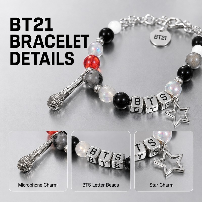 Pulsera de cuentas negra y roj - Jewelry Making Accessories reseña y precio