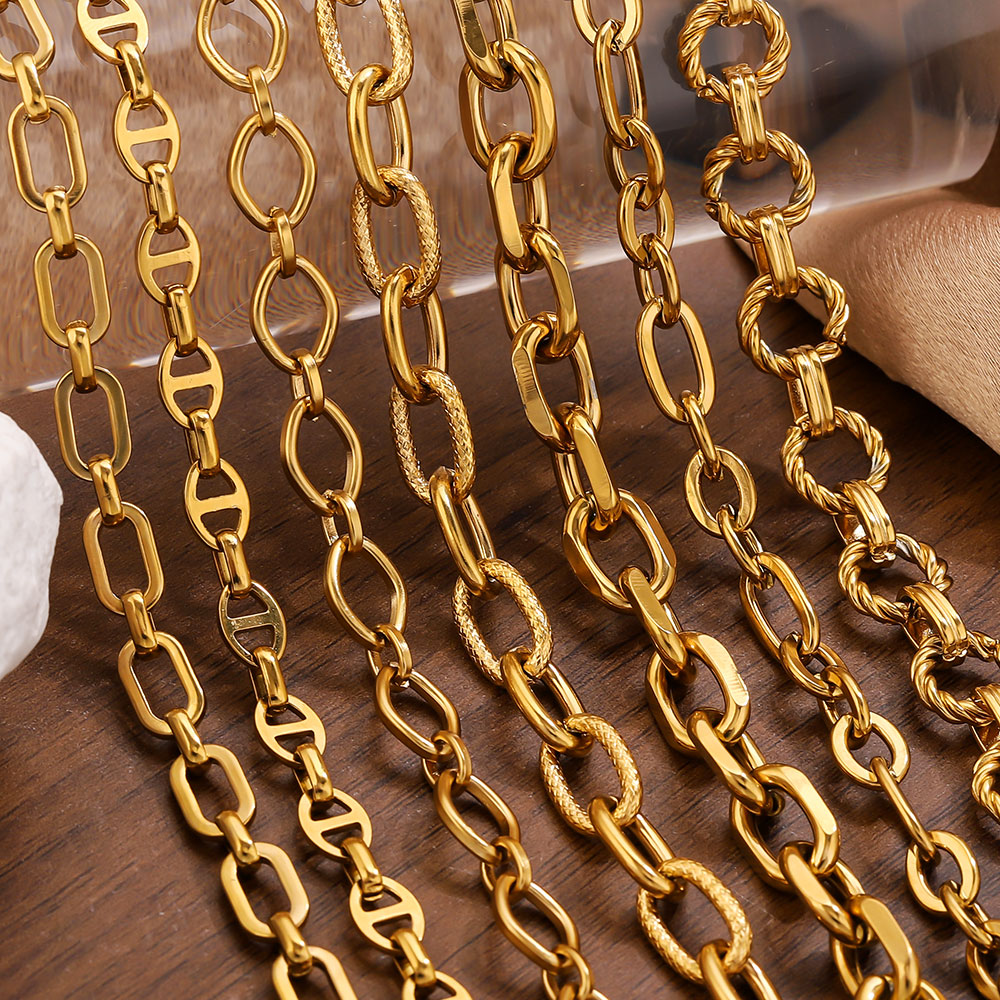 Cadena Grande de Acero Inoxida - Jewelry Making Gold Wire reseña y precio
